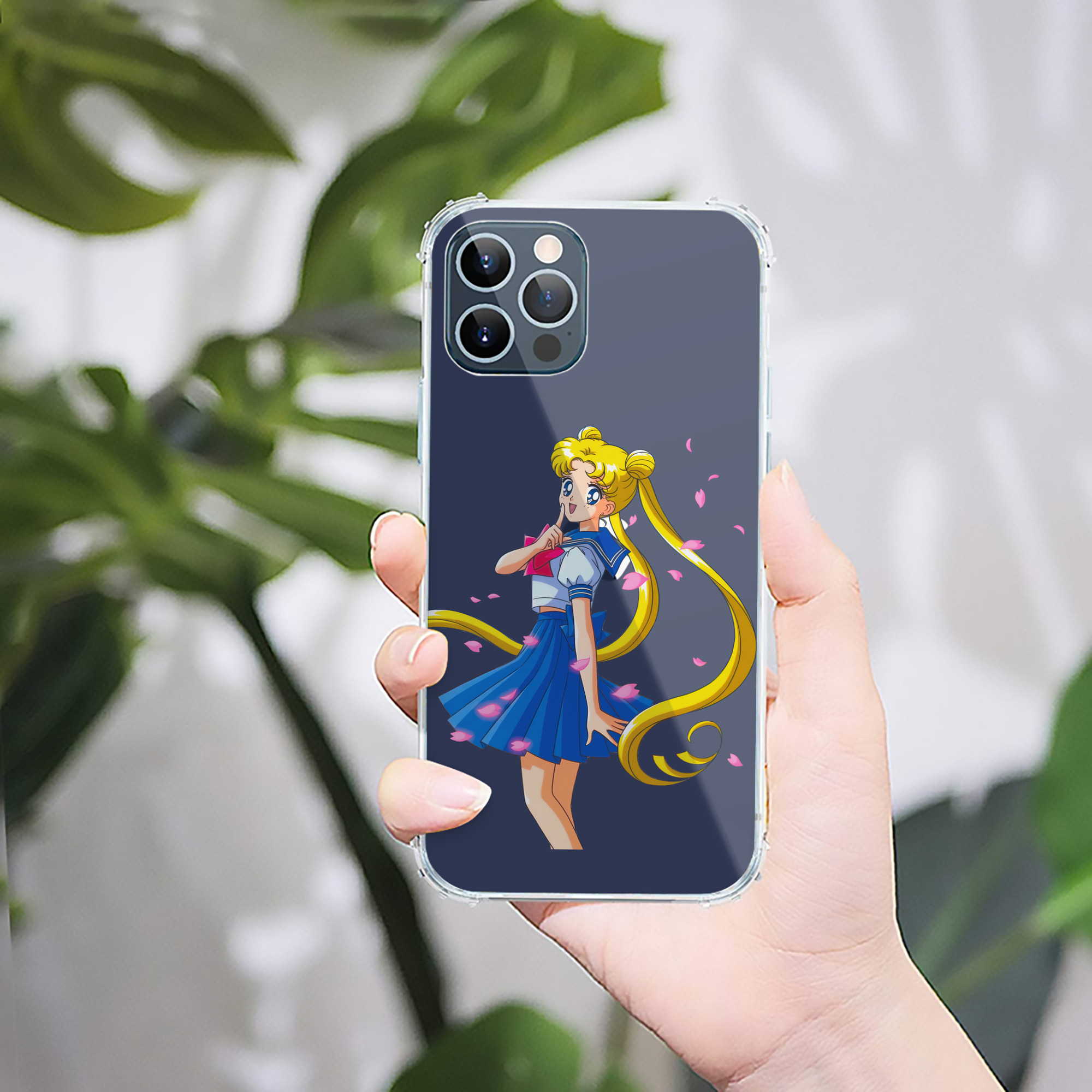 （画像用） 美少女戦士セーラームーン 愛野 美奈子 あいの みなこ Sailor Moon Aino Minako 【iPhone 12シリーズ対応】透明スマホケース（クリアソフトケース）